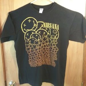Nirvana smiley tee